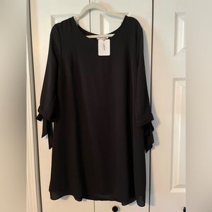 NWT Perfectly Priscilla Run the world dress black